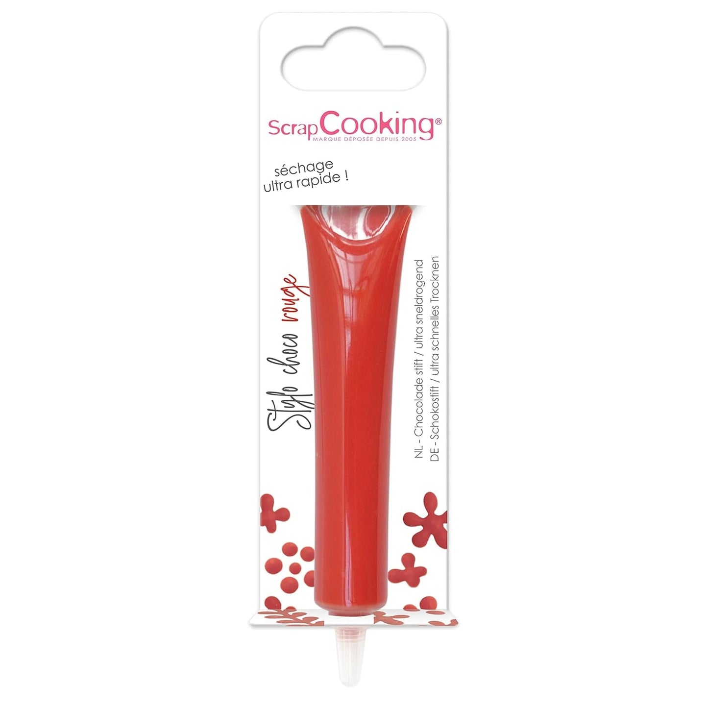 ScrapCooking – Lebensmittelfarbe, verschiedene Farben, Tube zum Schreiben, 25 Gramm Naty Shop Small Red Sugar Paste