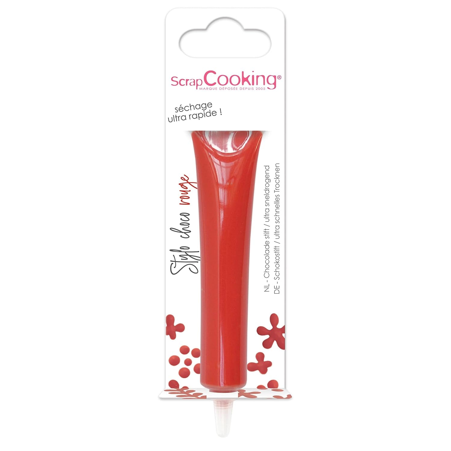 ScrapCooking – Lebensmittelfarbe, verschiedene Farben, Tube zum Schreiben, 25 Gramm Naty Shop Small Red Sugar Paste