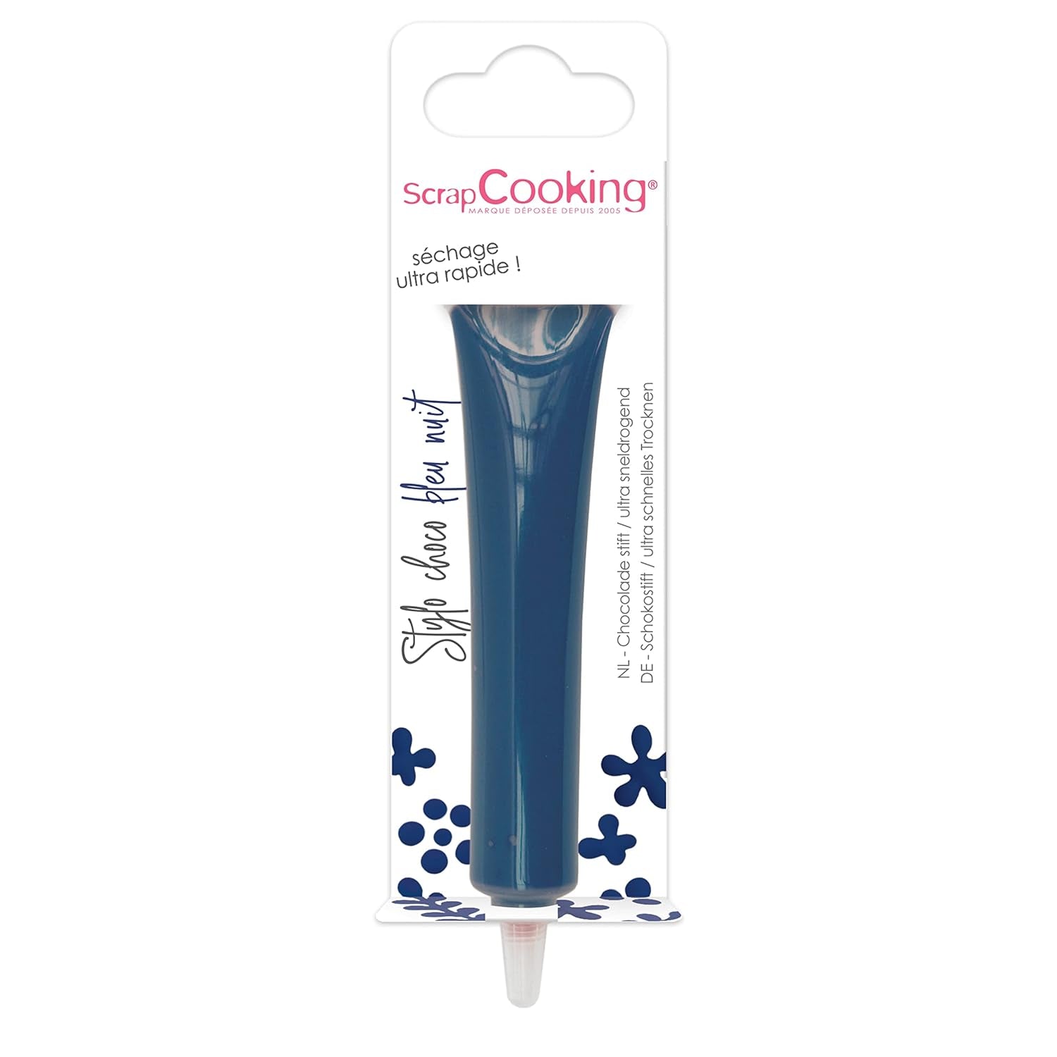 ScrapCooking – Lebensmittelfarbe, verschiedene Farben, in einer Tube zum Schreiben, 25 Gramm Naty Shop Zuckerpaste Nachtblau Klein