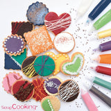 ScrapCooking – Lebensmittelfarbe, verschiedene Farben, Tube zum Schreiben, 25 Gramm Naty Shop Zuckerpaste