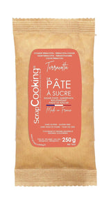 ScrapCooking - Pâte à Sucre Vert Sauge 250g - Colourant d'Origine Naturelle - Sans Gluten, Sans Huile de Palme - Pour Gâteaux, Pâtisseries Anniversaire - Vert Pastel - Fabrikie en France - 7621 Zuckerpaste Naty Shop Rote Terrakotta