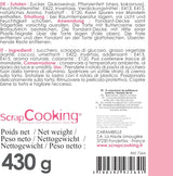 ScrapCooking - Rosa Fondantrolle â'¬ 36 cm - Gerollter schwarzer Fondant 430 g - Tortenaufsatz Fondantaufsatz Dekoration für Kuchen, Backen, Geburtstage, Partys - Rosa - 7264 Zuckerpaste Naty Shop