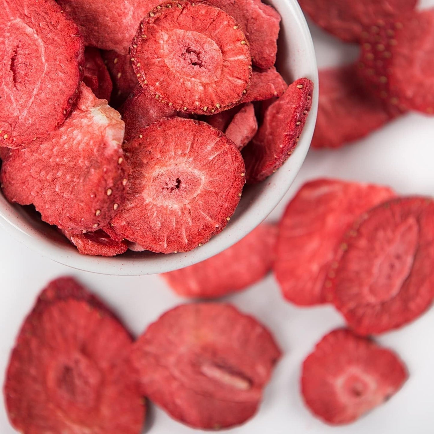 Seba Garden Premium gefriergetrocknete Erdbeeren, köstliche mediterrane Erdbeeren, gentechnikfrei und vegan (100 g) Trockenprodukte Mein Shop
