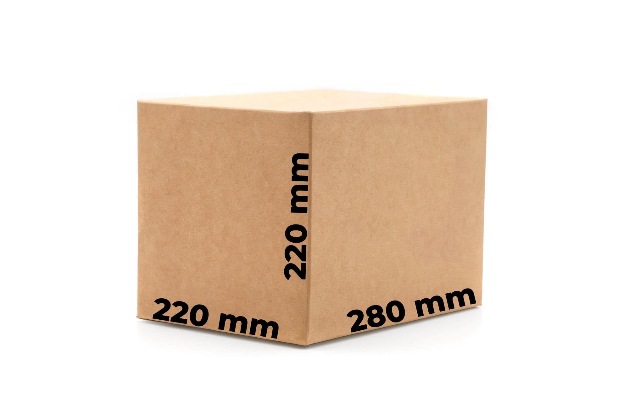 Set mit 20 CO3-Kartons, 280 x 220 x 220 Verpackungskartons Nati Shop