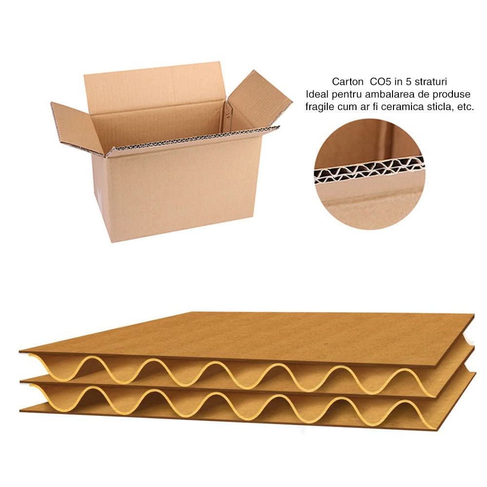 Set mit 20 Kartons CO5, CB, 460 x 245 x 212 Verpackungskartons Nati Shop