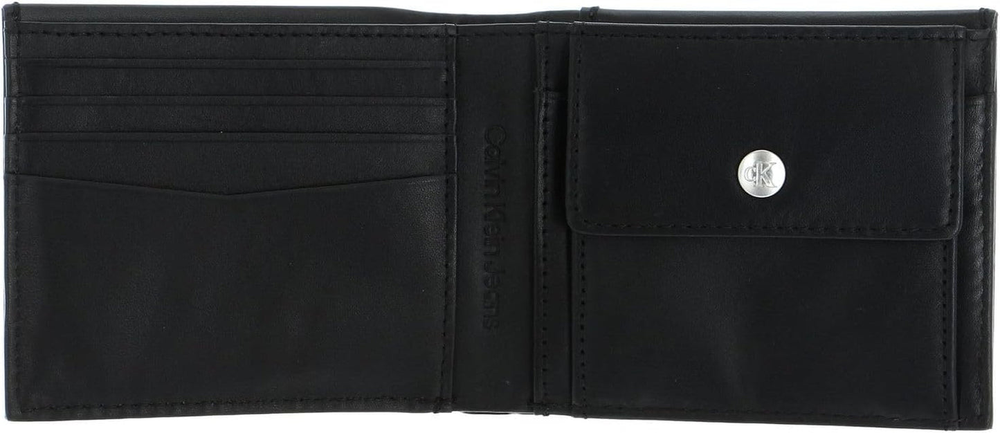 Calvin Klein Jeans Geschenkset für Männer Bifold Wallet & AirPods Case, Schwarz (Schwarz), Einheitsgröße Herrenbrieftasche Naty Shop