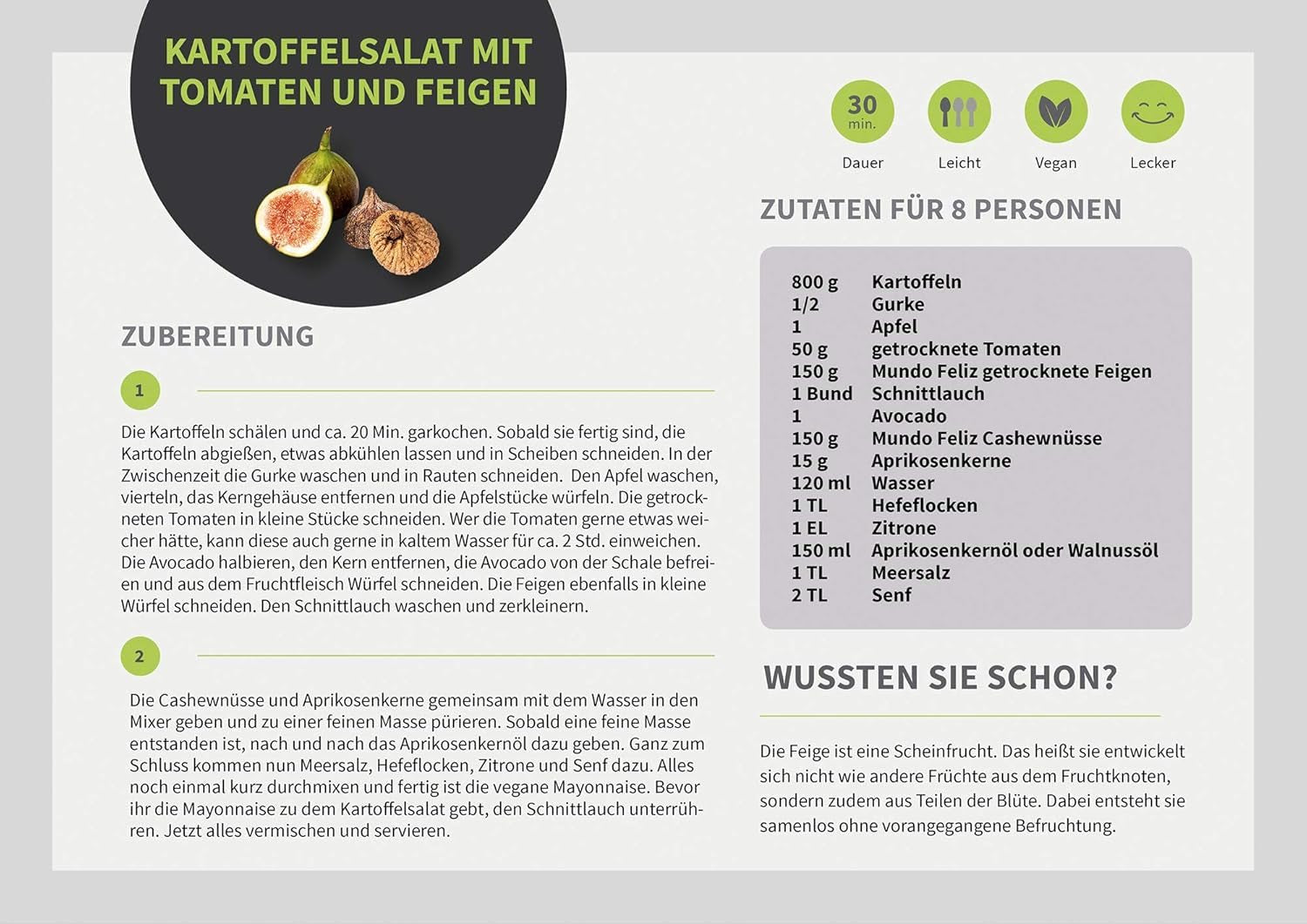 Mundo Feliz getrocknete Feigen aus biologischem Anbau, 2 x 500 g Naty Shop dehydrierte Produkte