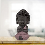 Baby Buddha Pink Toga Figur – Inspirierende und fröhliche Figur – Positive Talisman-Konzentration – Süße und spirituelle Geschenkidee – H 7 cm – Zen'Light Statuetten und Skulpturen Naty Shop