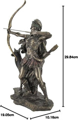 Bronzestatue der Göttin der Jagd und der Wildnis Naty Shop Statuetten und Skulpturen