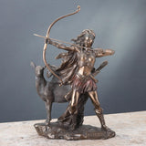 Bronzestatue der Göttin der Jagd und der Wildnis Naty Shop Statuetten und Skulpturen