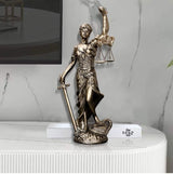 Lady Justice Statue 30,5 cm Gerechtigkeitsstatue Gerechtigkeitsgöttin Gerechtigkeitsskulptur Griechisch-römischer Engel Gerechtigkeit Blinde Statuen für die Dekoration Statuetten und Skulpturen Naty Shop