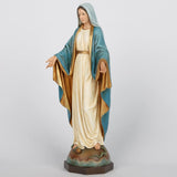 BC Katholische Statue Unserer Lieben Frau der Gnade, Jungfrau Maria, Altarfigur, religiöses Geschenk für Mutter, katholische Heimdekoration, 34,3 cm hoch, handbemalt von Buildclassic (elegant). Naty Shop Statuen und Skulpturen