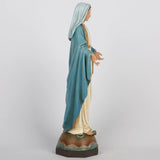 BC Katholische Statue Unserer Lieben Frau der Gnade, Jungfrau Maria, Altarfigur, religiöses Geschenk für Mutter, katholische Heimdekoration, 34,3 cm hoch, handbemalt von Buildclassic (elegant). Naty Shop Statuen und Skulpturen