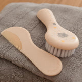 Suavinex 3162385 Kamm mit Bürste, weiß Kinder - Bad und Hautpflege Naty Shop