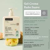 Suavinex, Syndet Baby-Shampoo für Haut und Haare, seifenfrei, 750 ml + feuchtigkeitsspendende Körperlotion, 750 ml, geeignet für empfindliche Haut und Neugeborene, mit 90 %–93 % natürlichen Inhaltsstoffen. Kinder – Bade- und Hautpflege Naty Shop