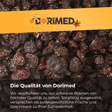 Lila schwarze Sultaninen 1 kg | Getrocknete Weintrauben | Keine Kerne und kein Zucker | Produkte ohne Gentechnik | Geeignet für Vegetarier und Veganer | Ideal zum Kombinieren mit dehydrierten Schokoladenprodukten von Naty Shop