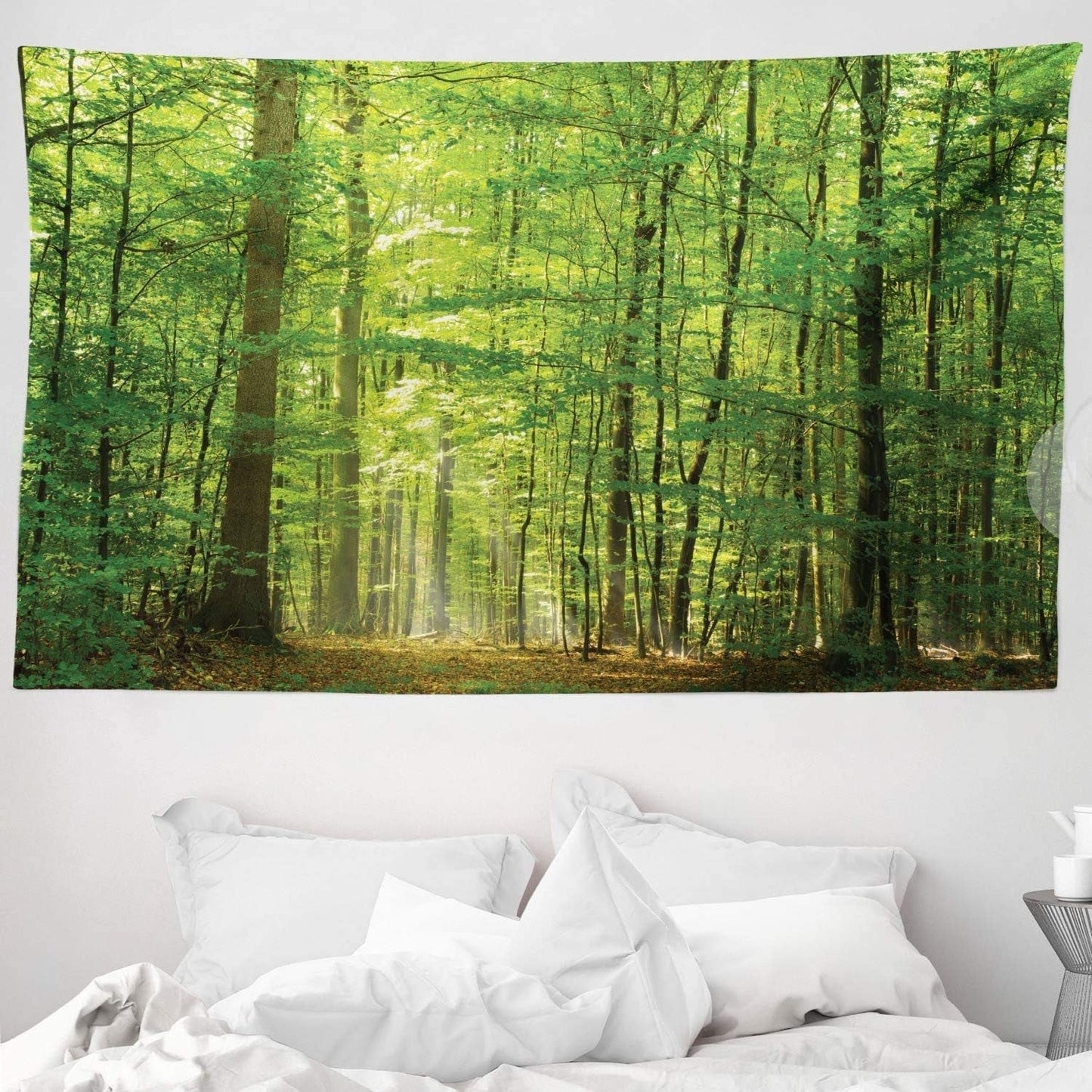 Abakuhaus-Wandteppich, Waldbettdecke, Blätter, Zuhause – Accessoires und Dekorationen, Naty Shop, Standardtitel