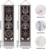 Wandteppich ahandmaker Wikinger Symbol Baum des Lebens Runen House - Accessoires und Dekorationen Naty Shop