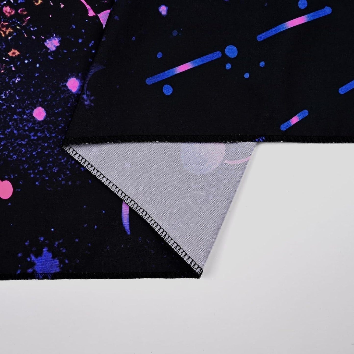Wandteppich Alishomtll fluoreszierender Pilz Schwarzlicht-Mandala Zuhause – Accessoires und Dekorationen Naty Shop