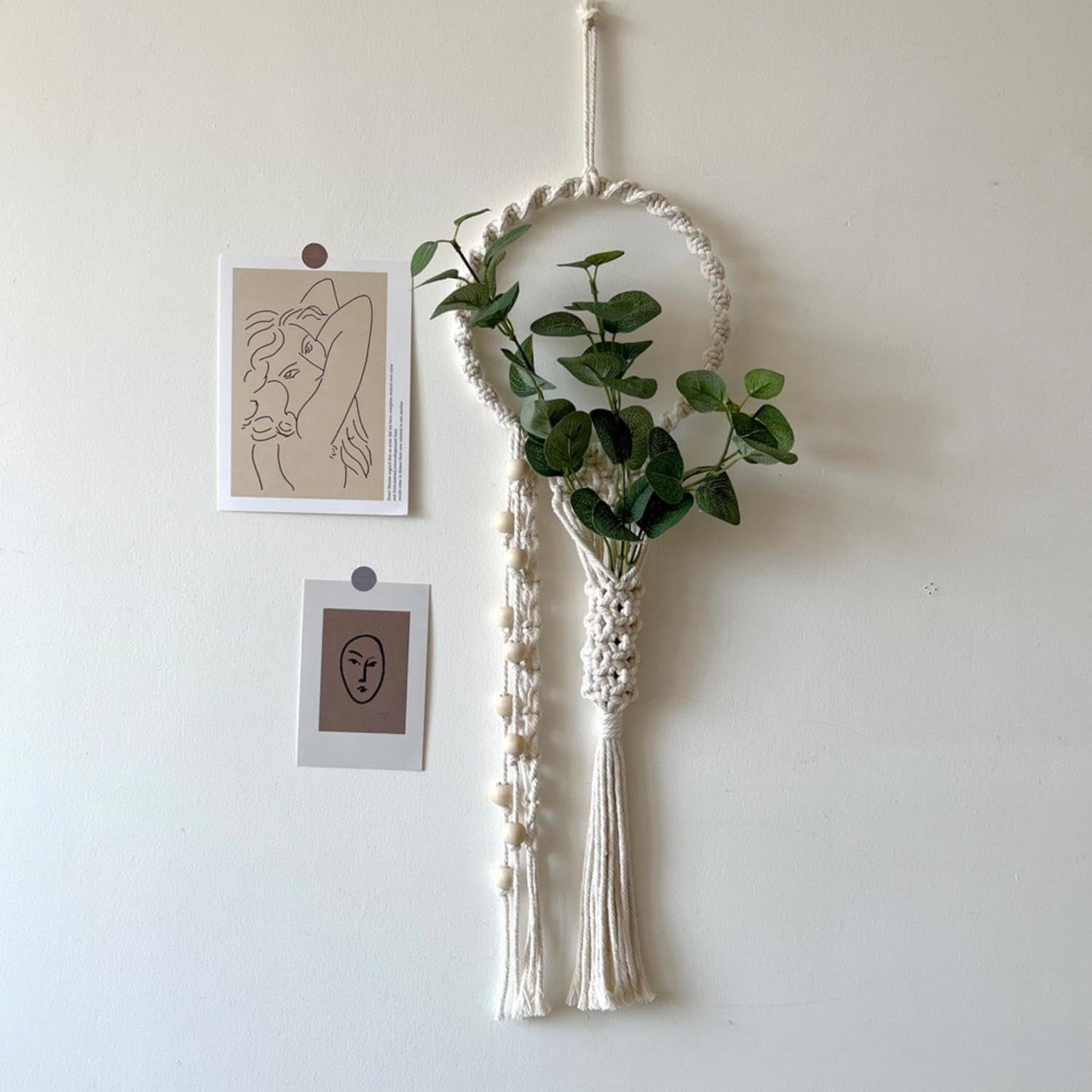 Gobelin Avoik gewebte Wandbehangdekoration schickes Zuhause - Accessoires und Dekorationen Naty Shop Beige