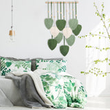 Gobelin Betylfoy Holzperlen grüne Blätter Zuhause - Accessoires und Dekorationen Naty Shop