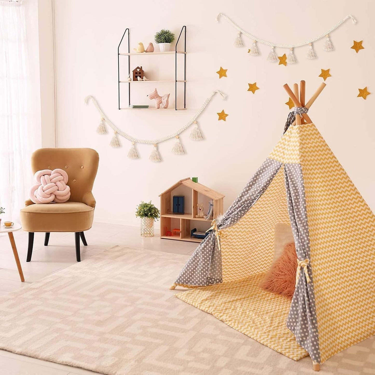 Gobelinstücke, Fransen, Girlanden, Banner, Baumwollstoffe, Zuhause – Accessoires und Dekorationen, Naty Shop