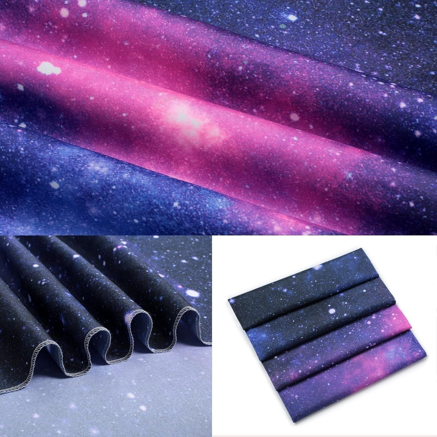 Wandteppich Galaxie Schwarzlicht Sternenhimmel Reaktiv Blau Zuhause - Accessoires und Dekorationen Naty Shop