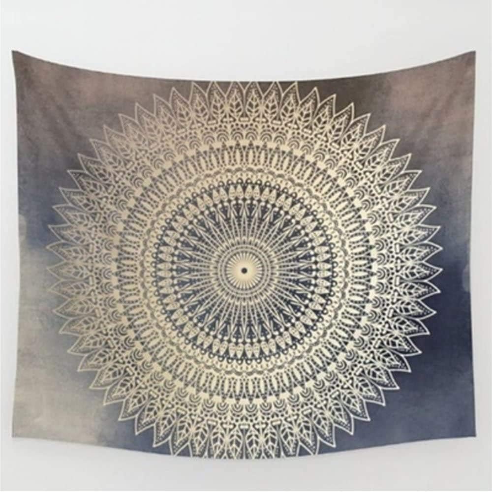 Indischer Goldwesen-Wandteppich, Mandala-Stoff, Goa Home – Accessoires und Dekorationen Naty Shop