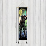 Wandteppich zum Aufhängen, Leinwand-Wandkunst, Malerei, japanische Schriftzeichen, Zuhause – Accessoires und Dekorationen, Naty Shop