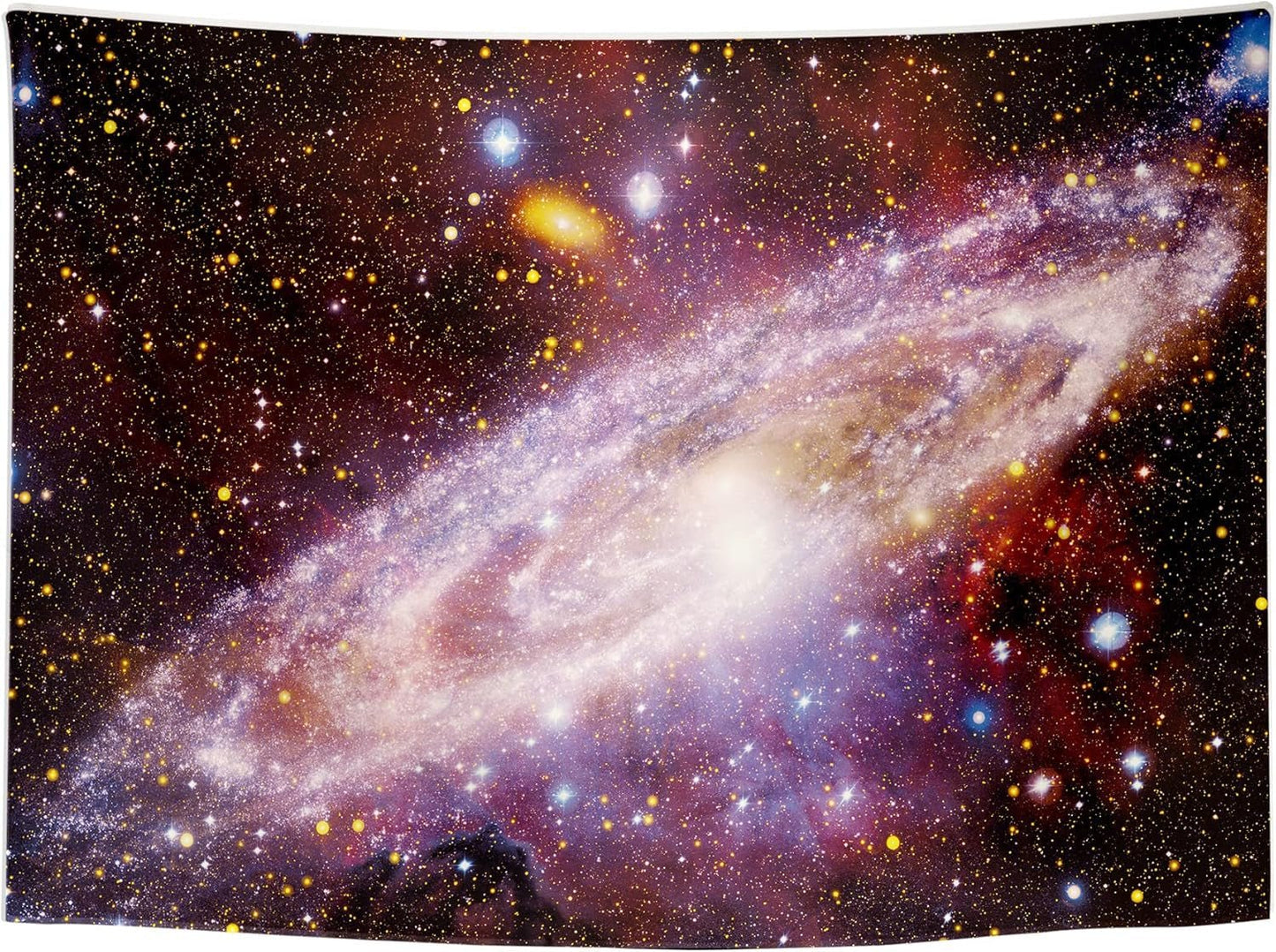 Holavida Wandteppich, fluoreszierende Galaxie, Sternenhimmel, abstrakte Ästhetik, Zuhause – Accessoires und Dekorationen, Naty Shop