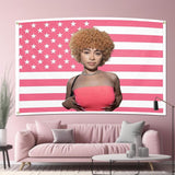 Tapisserie Eisgewürz Flagge rosa Flaggen Startseite – Accessoires und Dekorationen Naty Shop