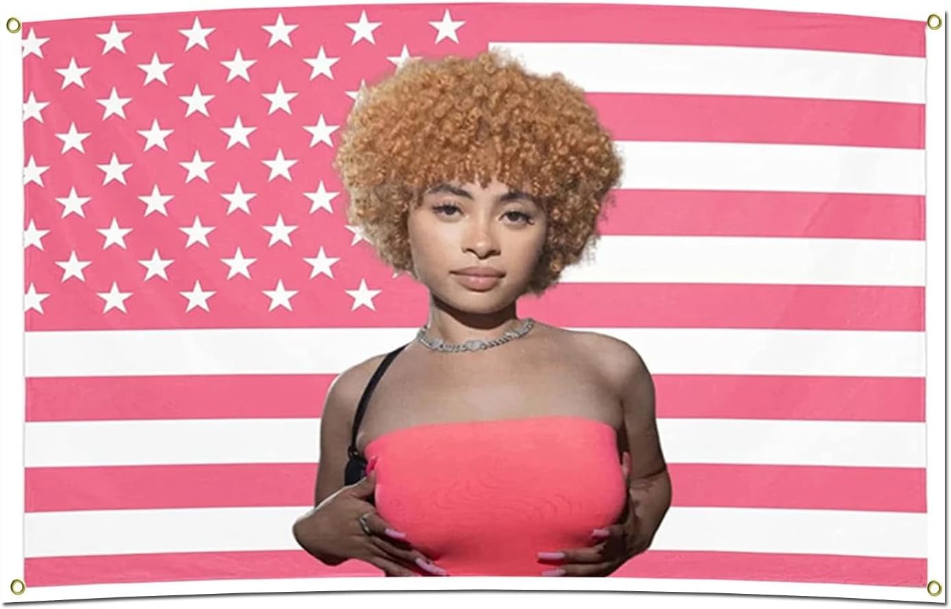 Tapisserie Eisgewürz Flagge rosa Flaggen Startseite – Accessoires und Dekorationen Naty Shop Standardtitel