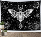 Japanischer Wandteppich Panza, rote Kirschblüten, Sonnenwand, Zuhause – Accessoires und Dekorationen, Naty Shop, Multi 12 200 L x 150 B cm