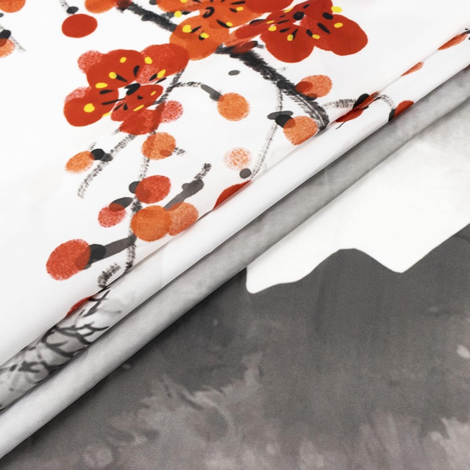 Japanischer Wandteppich, rote Kirschblüten, Sonnenwand, Zuhause – Accessoires und Dekorationen, Naty Shop