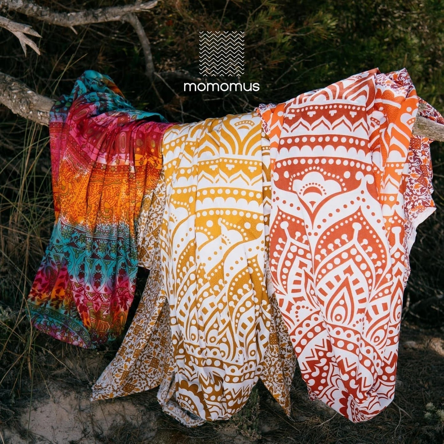 Wandteppich Momomus Mandala Hippie oder Psychedelic xxl Zuhause - Accessoires und Dekorationen Naty Shop