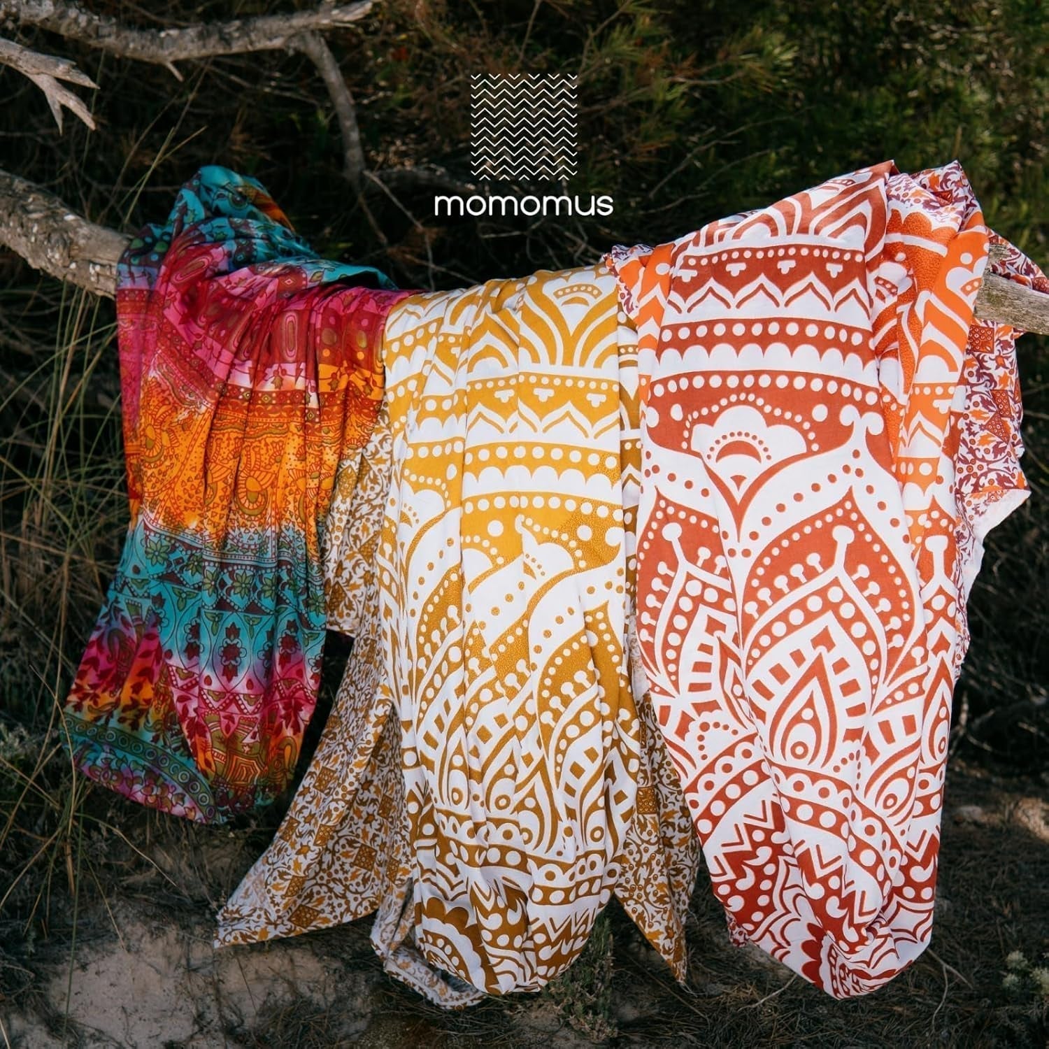 Wandteppich Momomus Mandala Hippie oder Psychedelic xxl Zuhause - Accessoires und Dekorationen Naty Shop