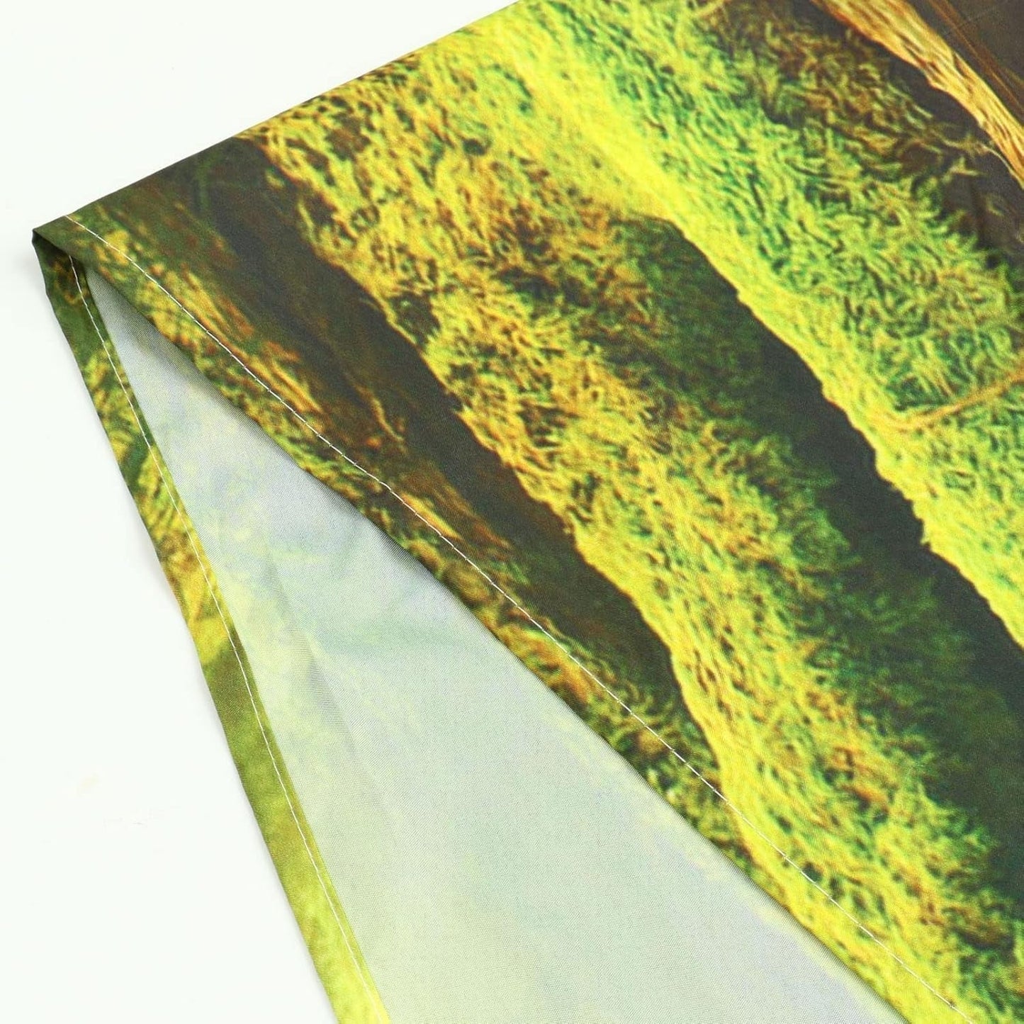Psychedelischer Wandteppich, heller Wald, Wandteppich, Sonnenlicht, hängende Landschaft, Zuhause – Accessoires und Dekorationen, Naty Shop