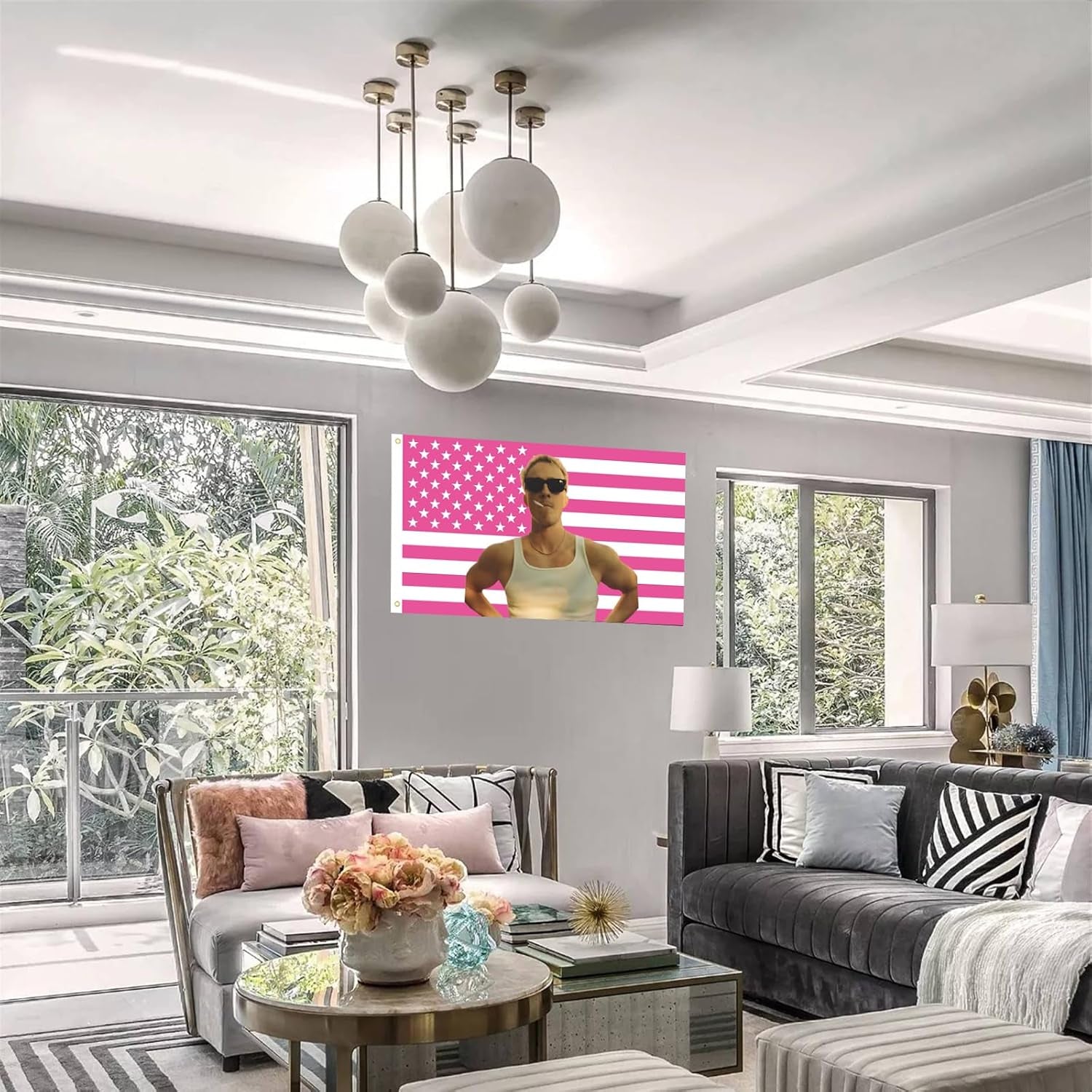 Gobelinregale Cameron Amerikanische Flagge innen außen Zuhause – Accessoires und Dekorationen Naty Shop