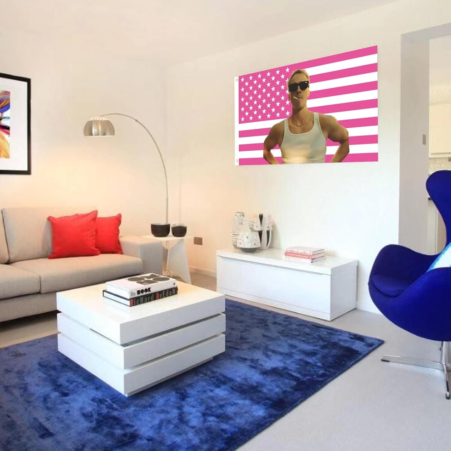 Gobelinregale Cameron Amerikanische Flagge innen außen Zuhause – Accessoires und Dekorationen Naty Shop