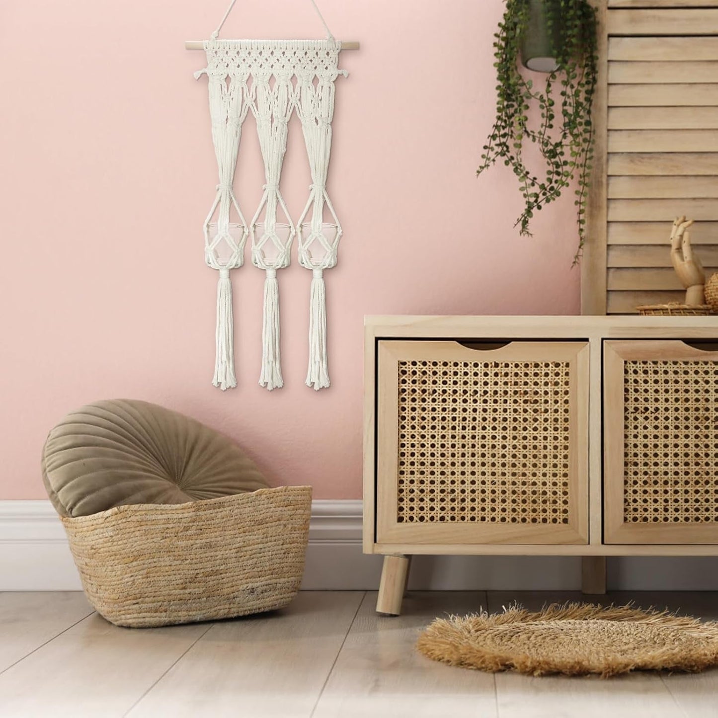 Tapisserie-Regal aus Glas, Kerzenhalter von Casa – Accessoires und Dekorationen Naty Shop