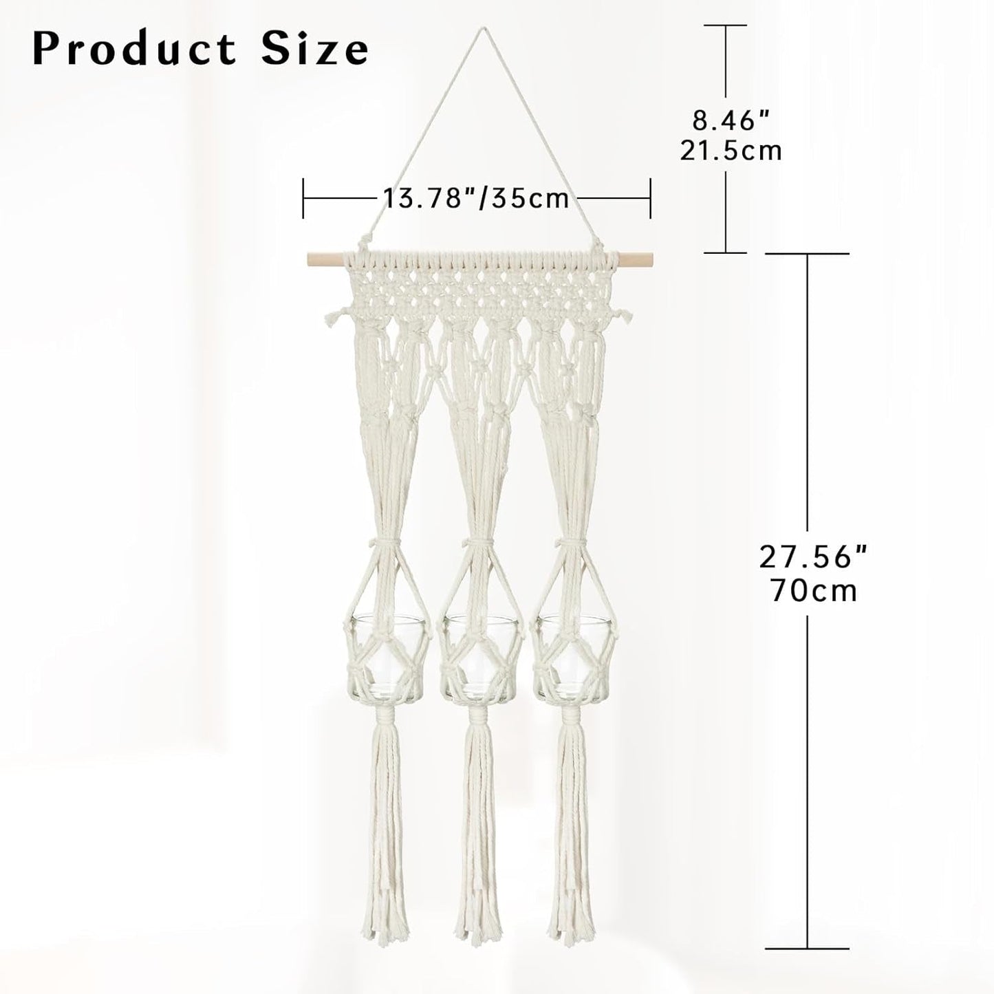 Tapisserie-Regal aus Glas, Kerzenhalter von Casa – Accessoires und Dekorationen Naty Shop