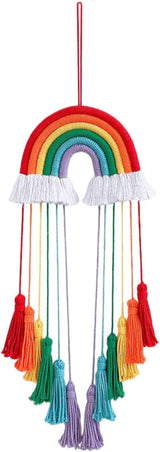 Regenbogen-Wandteppich, Regenbogen-Baumwollseil-Dekoration, Zuhause – Accessoires und Dekorationen, Naty Shop, Standardtitel