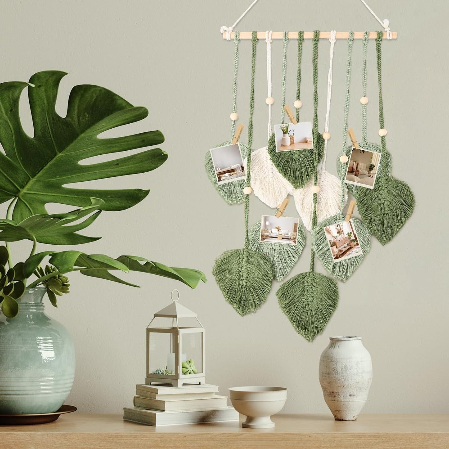 Fensterdekoration im Gobelin-Stil, 40 cm, grün Zuhause – Accessoires und Dekorationen Naty Shop