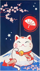 Gobelin im japanischen Stil, dicke Noren-Vorhänge aus Leinen, lange Vorhänge, Zuhause – Accessoires und Dekorationen, Naty Shop, Standardtitel