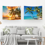 Wandteppich Ulticool Haus Strand Meer Palmeninsel Haus – Accessoires und Dekorationen Naty Shop
