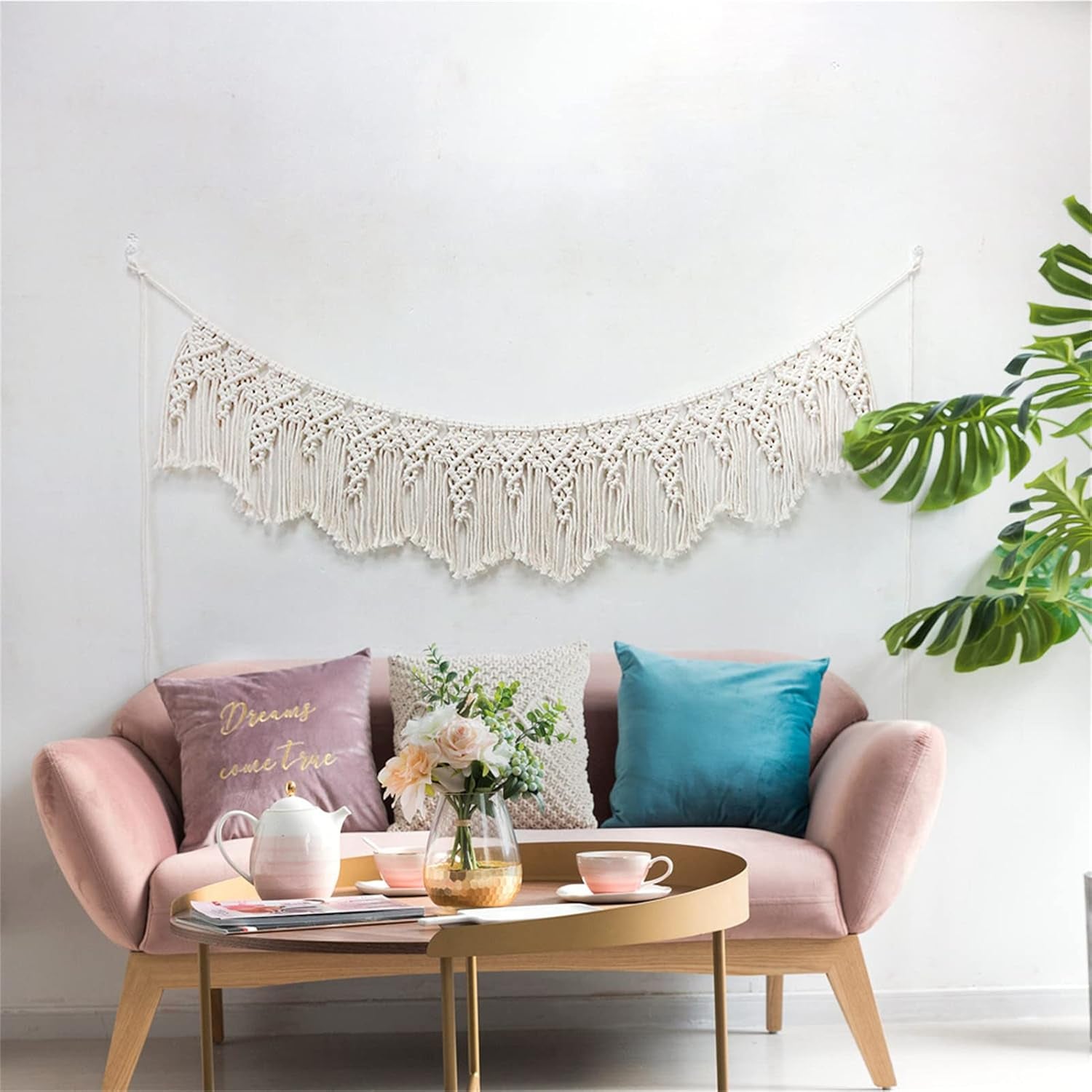 Tapisserie Wandbehang gewebtes Banner Hochzeit Zuhause – Accessoires und Dekorationen Naty Shop