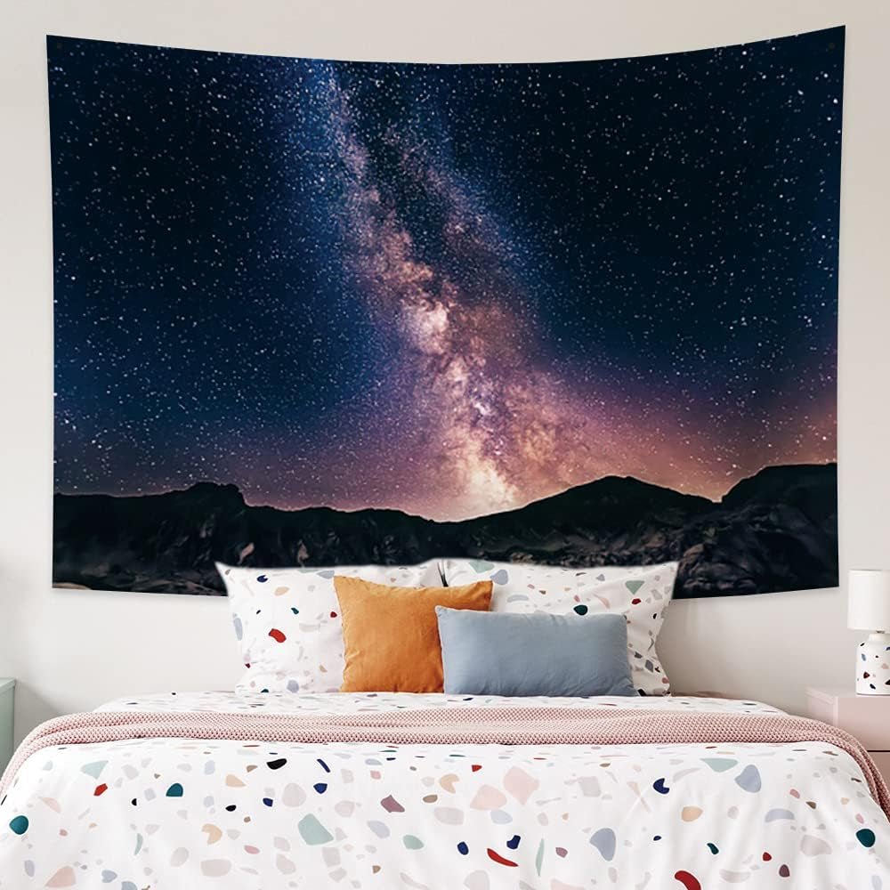 Wandteppich Yongfoto Sternenhimmel Nebel geheimnisvolle Sterne Startseite - Accessoires und Dekorationen Naty Shop