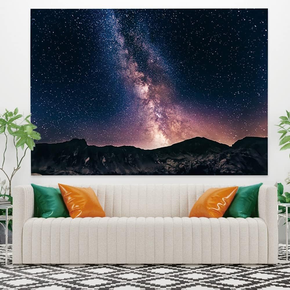 Wandteppich Yongfoto Sternenhimmel Nebel geheimnisvolle Sterne Startseite - Accessoires und Dekorationen Naty Shop