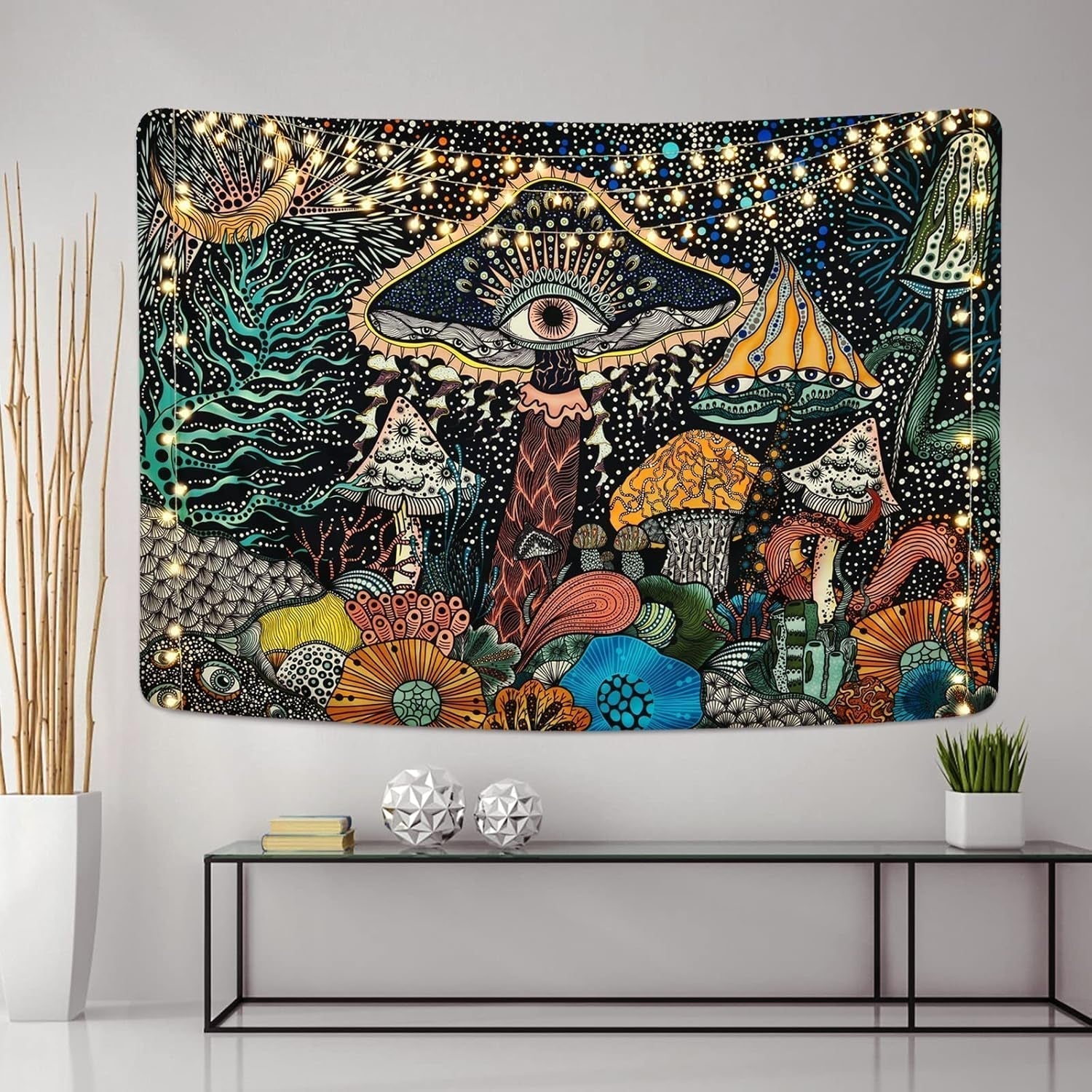 Wandteppich Yrendenge Pilzaugen Wandtuch Meerestiere Zuhause – Accessoires und Dekorationen Naty Shop