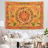 Wandteppich Yugarlibi brennende Sonne Frühlingsblumen Vintage Wand Home - Accessoires und Dekorationen Naty Shop